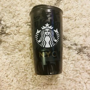 Starbucks NY Graffiti Ceramic tumbler 2015- RARE